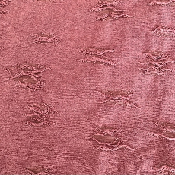 Rue21 XS Burgundy Distressed t shirt Y2K - Picture 2 of 4